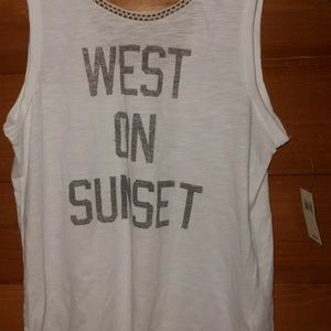 Lucky Brand tank top. West on sunset.